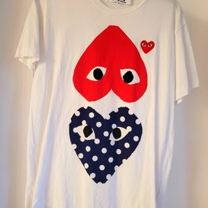 Comme des Garcons Play White Shirt